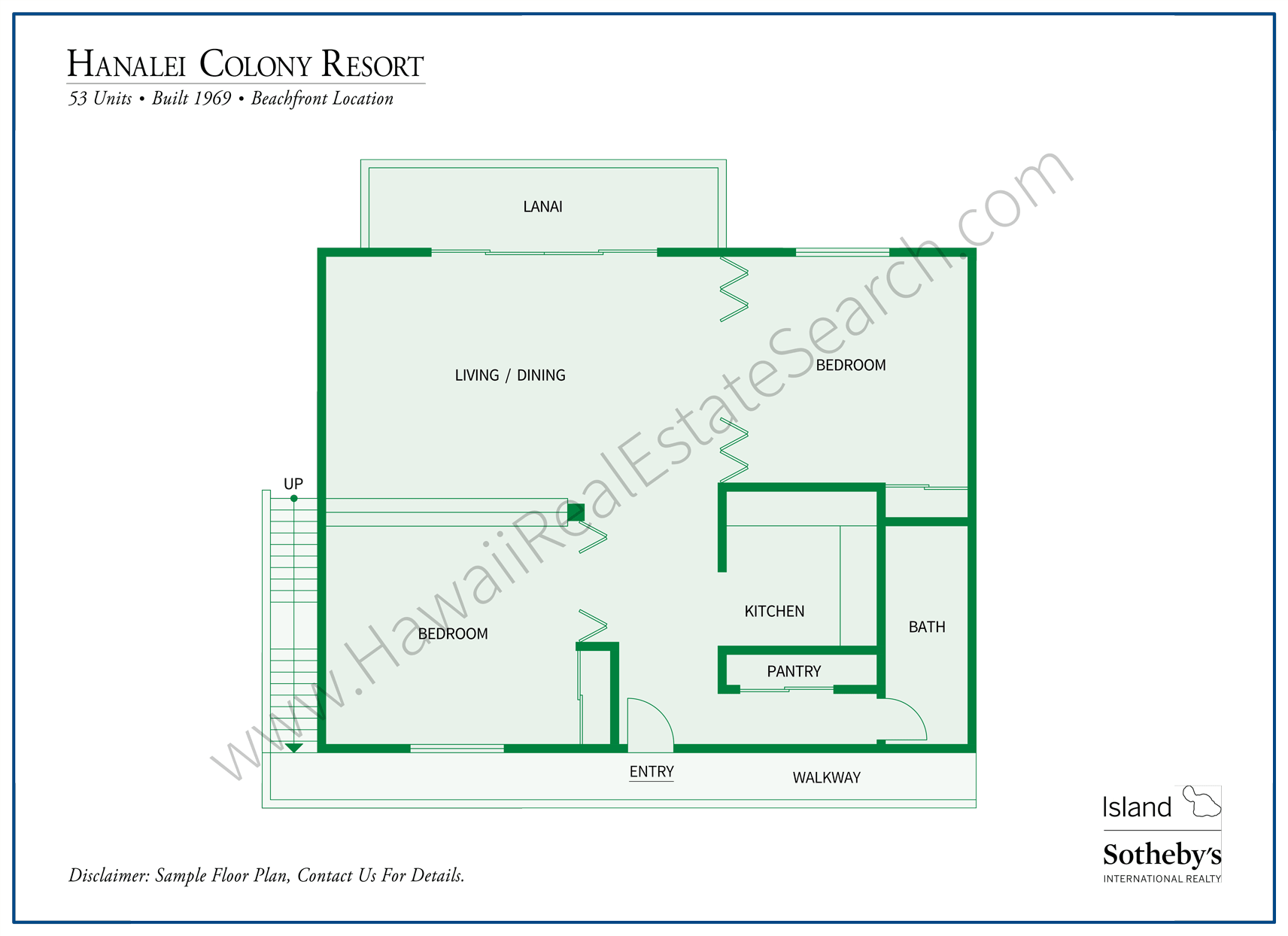 Hanalei Colony Resort Floor Plan